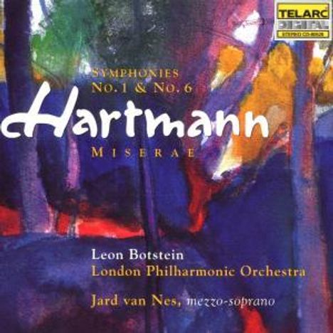 Karl Amadeus Hartmann (1905-1963): Symphonien Nr.1 &amp; 6, CD