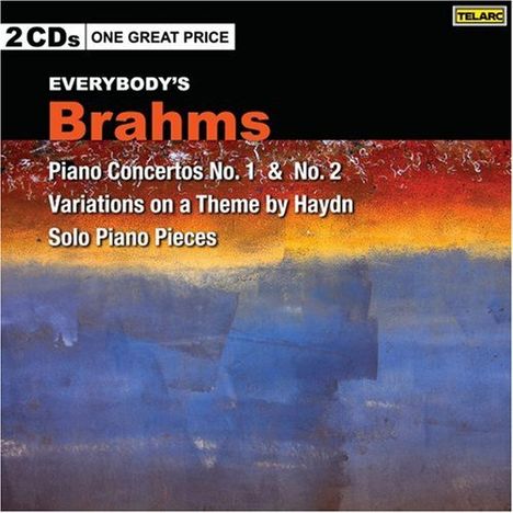 Johannes Brahms (1833-1897): Klavierkonzerte Nr.1 &amp; 2, 2 CDs