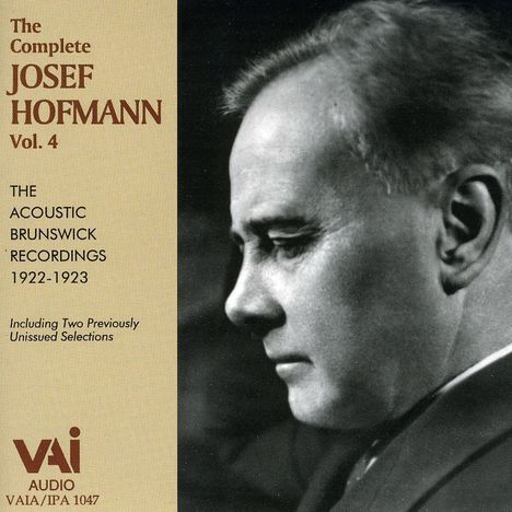 The Complete Josef Hofmann Vol.4, CD