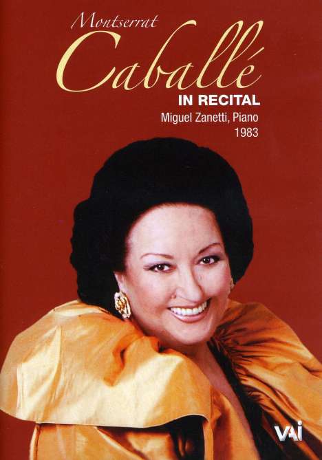 Montserrat Caballe In Recital, DVD