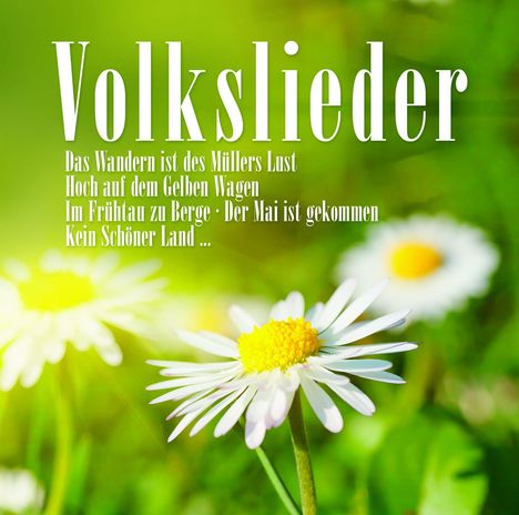 Volkslieder, 2 CDs