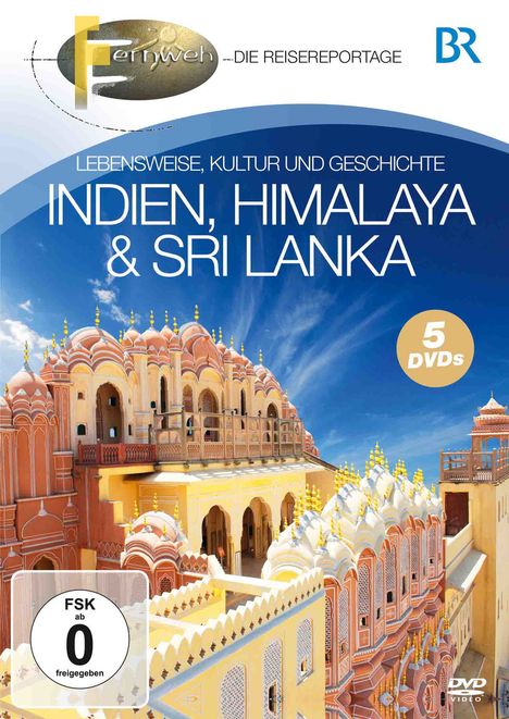 Indien, Himalaya &amp; Sri Lanka, 5 DVDs