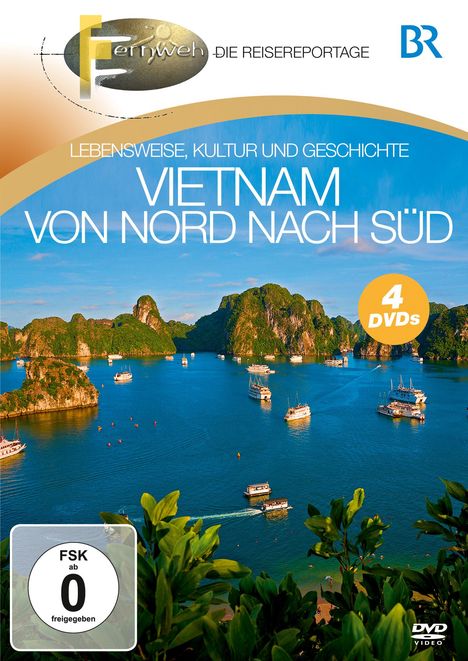 Vietnam: Von Nord nach Süd, 4 DVDs