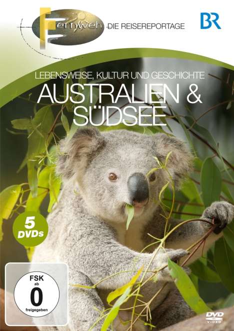 Australien &amp; Südsee, 4 DVDs