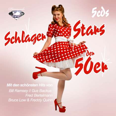 Schlager Stars der 50er, 5 CDs