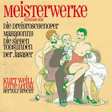 Lotte Lenya: Meisterwerke-Dreigroschenoper,Mahagonny (AZ), 2 CDs