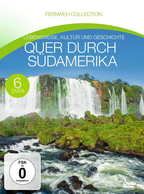 Quer durch Südamerika (Fernweh Collection), 6 DVDs