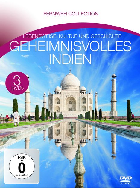 Geheimnisvolles Indien (Fernweh Collection), 3 DVDs