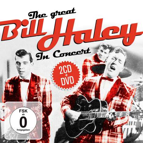 Bill Haley: The Great Bill Haley In Concert (2 CD + DVD), 2 CDs und 1 DVD