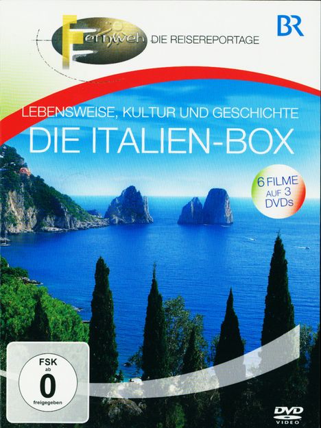 BR-Fernweh: Die Italien-Box, 3 DVDs