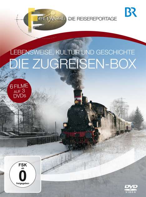 Die große Eisenbahn-Box, 3 DVDs