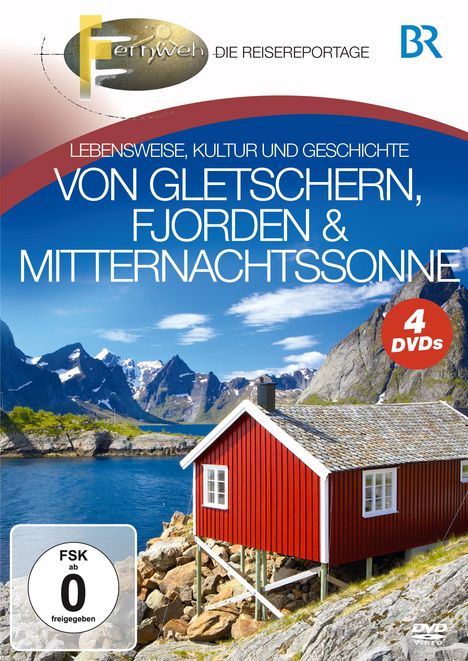 Von Gletschern, Fjorden & Mitternachtssonne, 4 DVDs