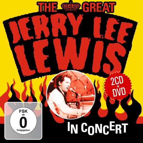 Jerry Lee Lewis: The Great Jerry Lee Lewis In Concert, 2 CDs und 1 DVD