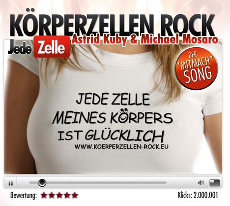 Astrid Kuby &amp; Michael Mosaro: Körperzellen-Rock, Maxi-CD