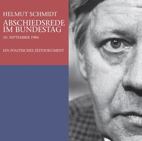 Abschiedsrede im Bundestag. 2 CDs, CD