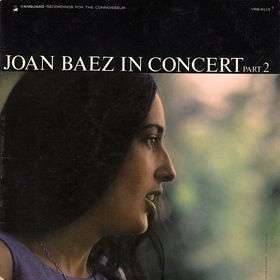 Joan Baez: In Concert Part 2, CD