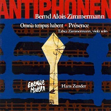Bernd Alois Zimmermann (1918-1970): Antiphonen für Viola &amp; 25 Instrumentalisten, CD