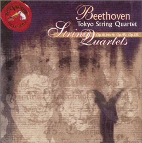Ludwig van Beethoven (1770-1827): Streichquartette Nr.4,11,16, CD