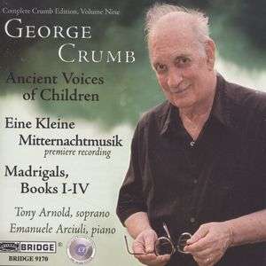 George Crumb (1929-2022): Madrigals Books I-IV, CD
