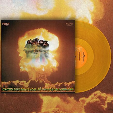 Jefferson Airplane: Crown Of Creation (Deluxe-Edition) (Colored Vinyl), LP
