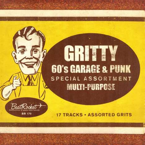 Gritty 60s Garage &amp; Punk (Limited Edition) (Gold Vinyl), LP