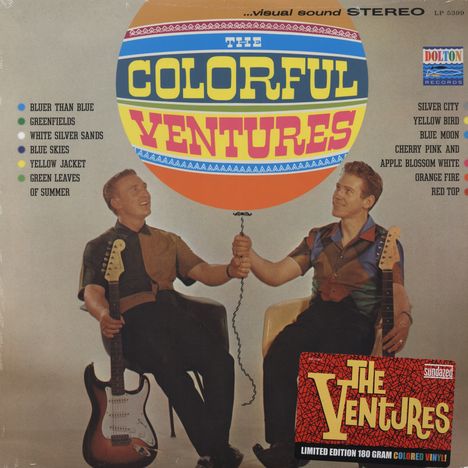 The Ventures: Colorful Ventures (180g) (Limited Edition) (Colored Vinyl), LP