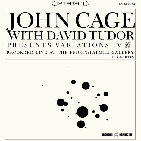John Cage (1912-1992): Variations IV (Colored Vinyl), LP