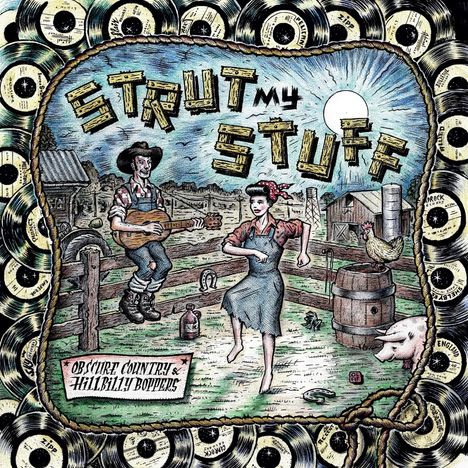 Strut My Stuff - Obscure Country &amp; Hillbilly Boppers (Green Vinyl), 2 LPs