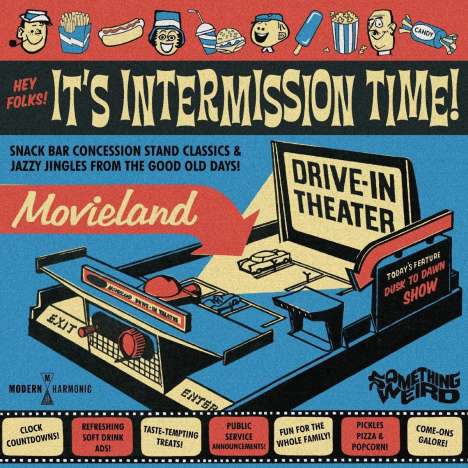 Something Weird: Hey Folks! it's Intermission Time!, CD