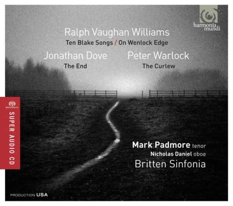 Mark Padmore - Vaughan Williams/Dove/Warlock, Super Audio CD