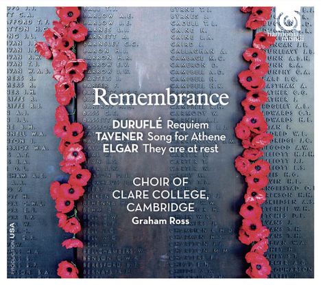 Clare College Choir Cambridge - Remembrance, CD