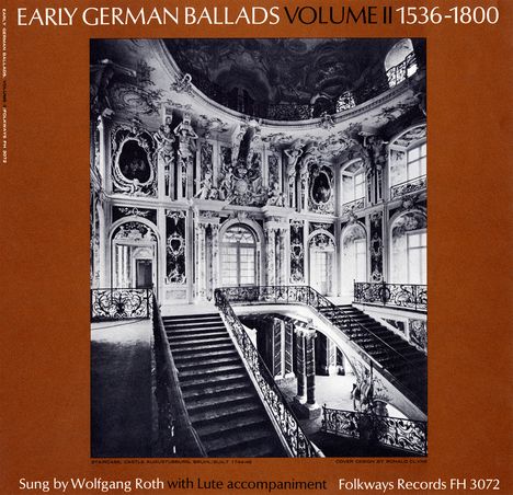 Wolfgang Roth: Vol. 2-Early German Ballads: 1, CD