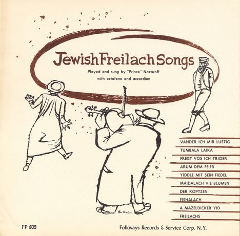Nathan Prince Nazaroff: Jewish Freilach Songs, CD