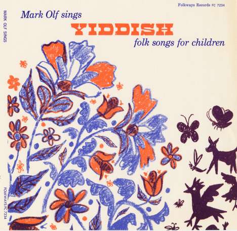Mark Olf: Yiddish Folk Songs For Childre, CD