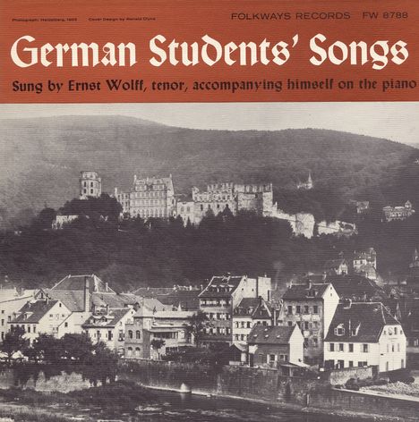 Ernst Wolff: German Students' Songs, CD