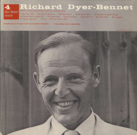 Richard Dyer-Bennet: Vol. 4-Richard Dyer-Bennet, CD