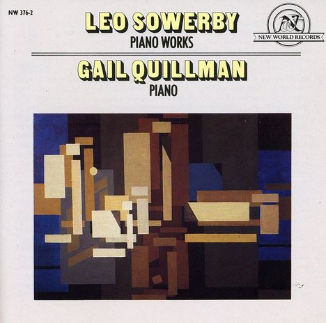Leo Sowerby (1895-1968): Klaviersonate, CD