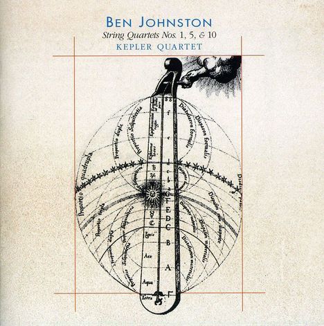 Ben Johnston (1926-2019): Streichquartette Nr.1, 5, 10, CD