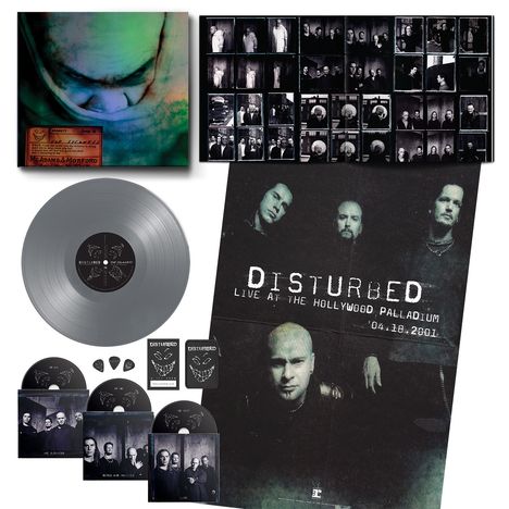 Disturbed: The Sickness (25th Anniversary Edition) (Limited Box Set), 1 LP und 3 CDs