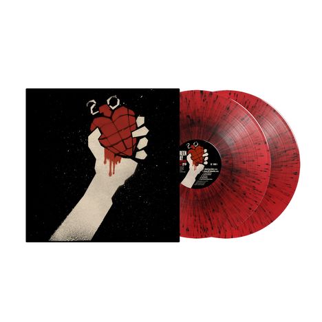 Green Day: American Idiot (20th Anniversary) (Deluxe Edition) (Red &amp; Black Splatter Vinyl), 2 LPs