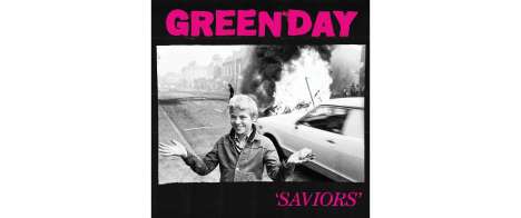 Green Day: Saviors (Limited Indie Edition) (Pink/Black Marbled Vinyl), LP