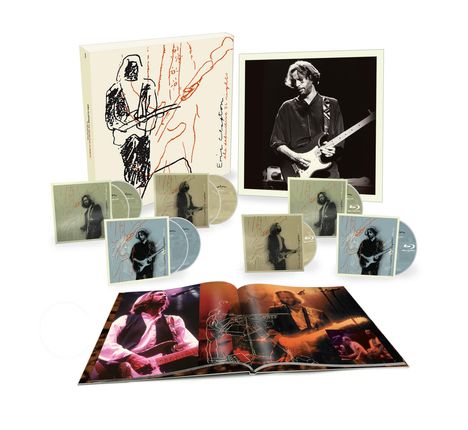 Eric Clapton: The Definitive 24 Nights (Limitiertes Super Deluxe Boxset mit nummerierter Lithographie), 6 CDs, 3 Blu-ray Discs und 1 Buch