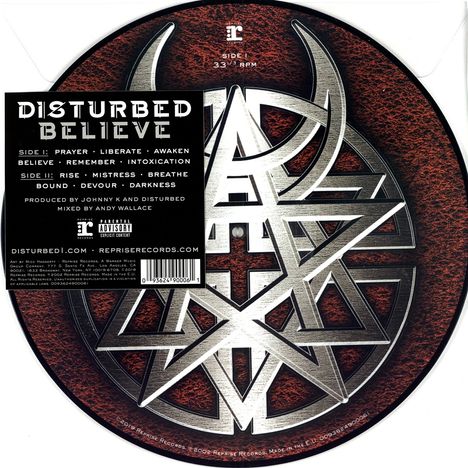 Disturbed: Believe (Picture Disc), LP