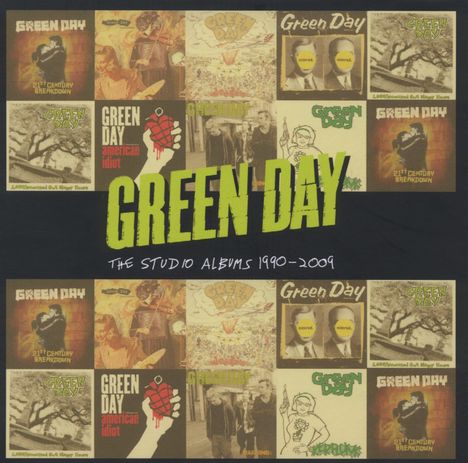 Green Day: Studio Albums 1990-2009 (Limited Edition Boxset), 8 CDs