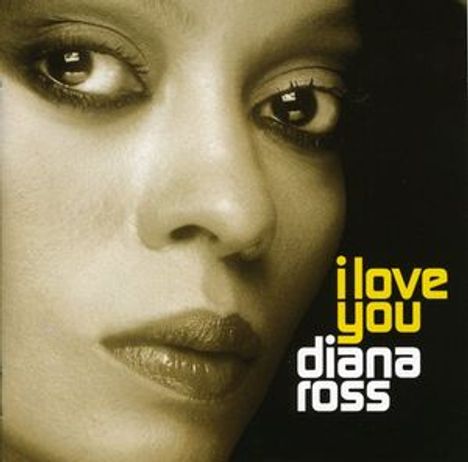 Im Bild steht "i love you diana ross" in gelber und weißer Schrift, daneben ist ein Porträt einer Frau.