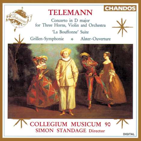 Georg Philipp Telemann (1681-1767): Konzert f.3 Hörner &amp; Violine in D, CD