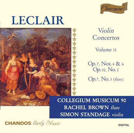 Jean Marie Leclair (1697-1764): Violinkonzerte op.7 Nr.4 &amp; 6;op.10 Nr.1, CD