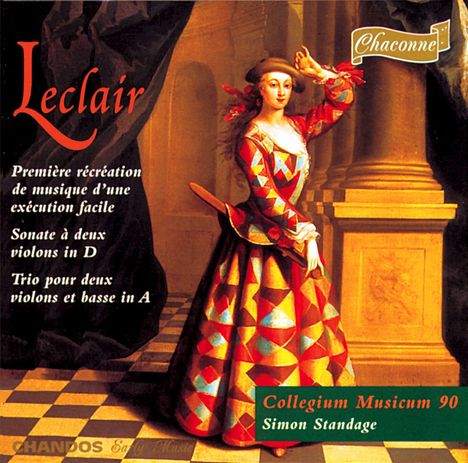 Jean Marie Leclair (1697-1764): Trio f.2 Violinen &amp; Bc op.14, CD