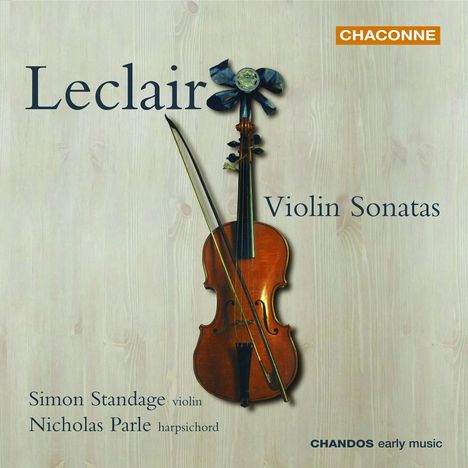 Jean Marie Leclair (1697-1764): Sonaten für Violine &amp; Bc, CD