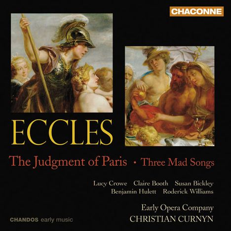 John Eccles (1668-1735): The Judgment of Paris, CD